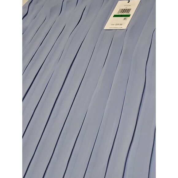 CALVIN KLEIN Womens Light Blue Sleeveless Tank Top Shirt Petite Sz PL NWT - Picture 5 of 9